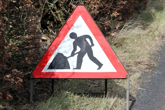 Roadworks will start on Monday