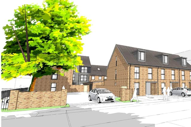 How the council homes in Doyle Avenue could look. Picture: Portsmouth City Council