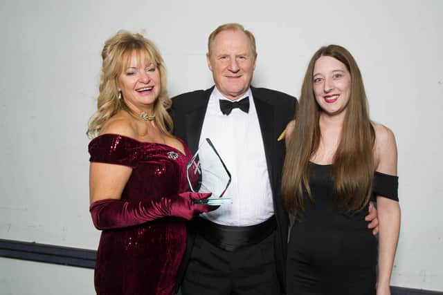 The News Portsmouth Business Excellence Awards 2020 at Portsmouth Guildhall on 21st February 2020.

Pictured: Karen Rotberg and Douglas Rotberg of Book My Garage presented with an award by Kirsty Stubbington (centre) for Employer of the Year.
Picture: Habibur Rahman