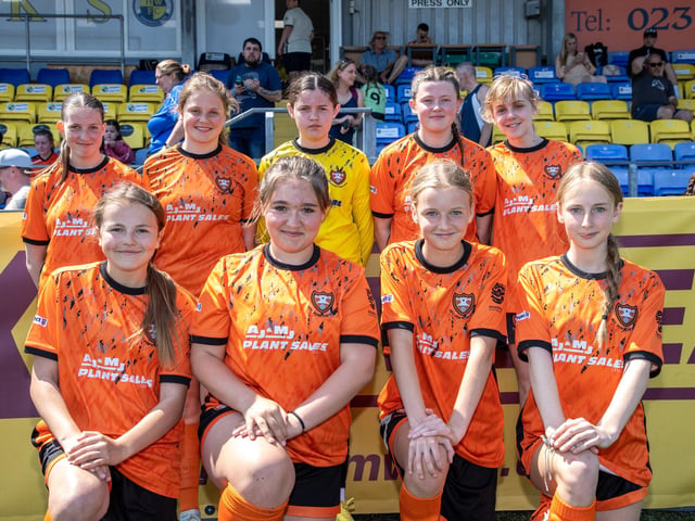 AFC Portchester Castles Orange U14s. Picture: Alex Shute