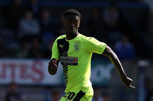 Formere Huddersfield Town striker Jordy Hiwula has joined Pompey until January to solve their striker shortage. Picture: Chris Brunskill/Getty Images