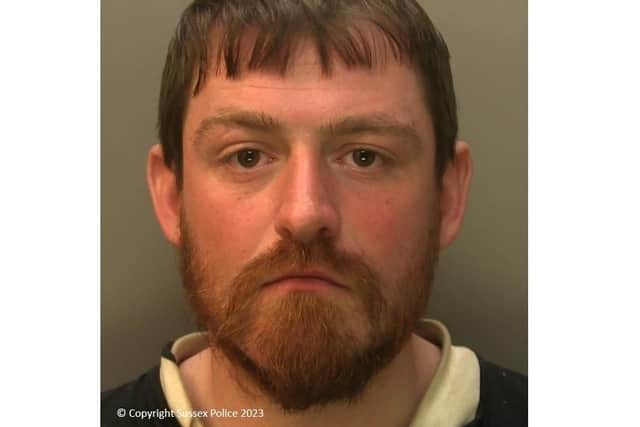 Luke Meller, 28, of Glenwood Lodge, Brighton, is currently wanted. He has links to Portsmouth. Picture: Sussex police.