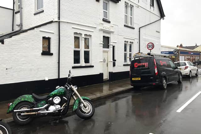 Armed police raided a property in Goldsmith Avenue at the junction with Ruskin Road in Southsea on February 27. Picture: Richard Lemmer
