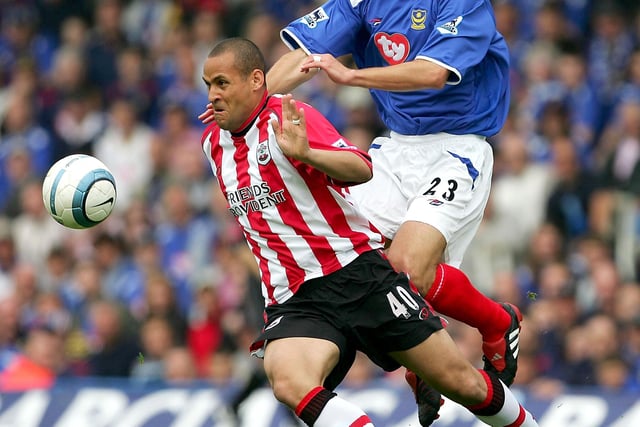 The central midfielder played a key role in Pompey’s title-winning campaign during the 2002-03 season. During his four-and-a-half year stay at Fratton Park, the former Scottish international made 181 appearances for the Blues before departing in 2005. Quashie still divides opinions after he joined Southampton in a £2.1m move from PO4 in January 2005. He joined Redknapp at St Mary’s but wasn’t successful in keeping the Saints in the Premier League that term.