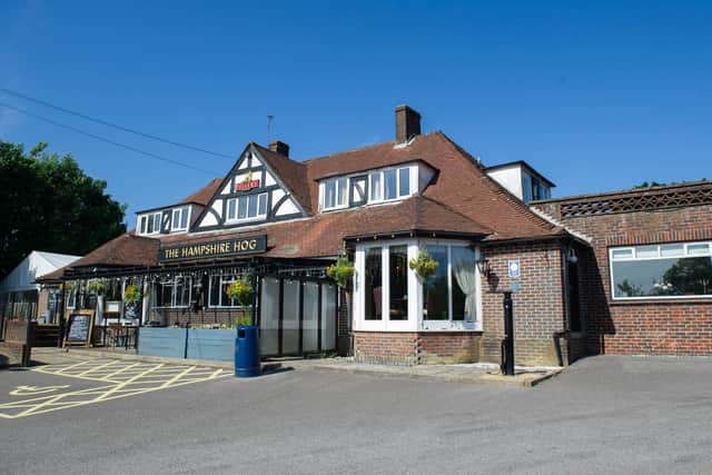 The Hampshire Hog in London Road, Clanfield