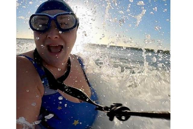 Rachel Whitfield, 40, from Hedge End has been wild swimming 365 days in a row to raise money for the Hilsea Lido in Portsmouth