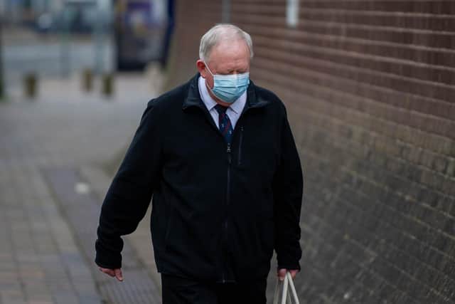 Former choirmaster Mark Burgess, 67, of St Chad's Avenue, Hilsea, is on trial at Portsmouth Crown Court accused of 52 child sex offences
