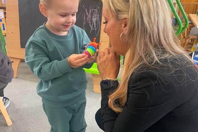 Amanda Martin MP visiting local nursery provision