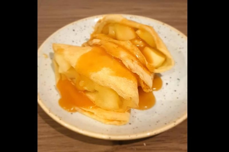 Apple and homemade butterscotch. Say no more.