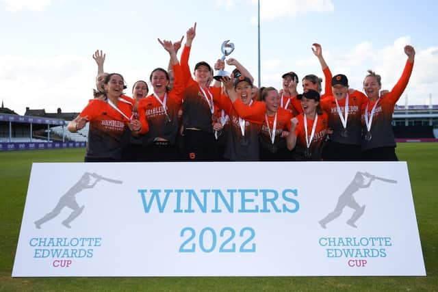 Southern Vipers celebrate winning their T20 tournament last year.