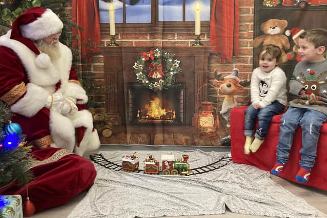 Rosanna, two, and Eddie, four, Morton