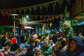 Cosham's christmas lights will be switched on on Thursday, November 30 between 5pm and 7pm.