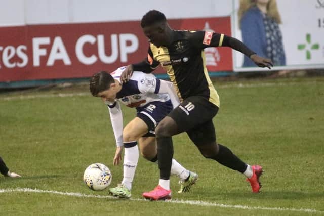Hawks defender Benny Read battles to keep hold of the ball. Picture: Kieron Louloudis