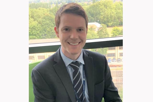 SSE talking about the rise in electric car charging points in Portsmouth in coming years.Pictured is: Richard Hartshorn.