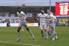 Abur Kamara scored Pompey's winner at Fleetwood in the 25th minute