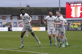 Marlon Pack and Terry Devlin both played roles in Abu Kamara’s Pompey return.