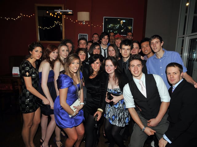 The Portsmouth University Basketball club enjoying a night out at Tiger Tiger in 2009.