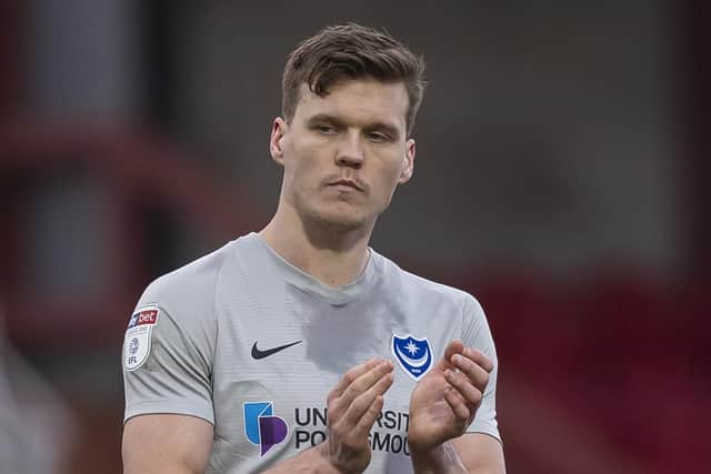 Sean Raggett was Gaffer for a Day Tony Brook's choice as man of the match at Fleetwood. Picture: Daniel Chesterton/phcimages.com
