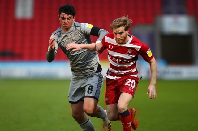 Josh Sims in action for Doncaster Rovers last season. Picture: Joe Portlock/Getty Images