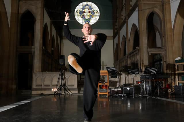 Cristian Lopez helped people during the pandemic and beyond to stay focused with methods of : Meditation, Tai Chi, Qi Gong and Dao Yin Yoga.
Pictured is Cristian teaching his group at St Margaret's Church in Southsea.
Picture: Sam Stephenson