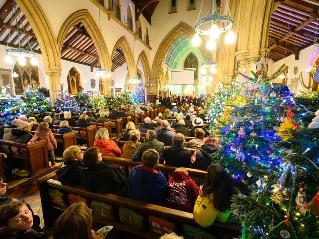 Pictured is: The illuminated Christmas TreesPicture: Keith Woodland (071221-41)