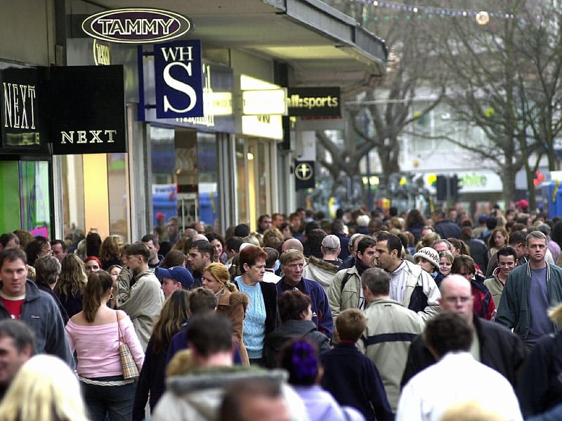 Commercial Road in 2002 - can you remember these shops?