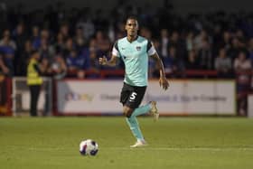 Haji Mnoga  was sent off on his Gillingham debut after collecting two yellow cards in the opening 10 minutes. Picture: Jason Brown/ProSportsImages