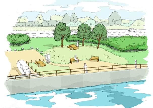How sections of the North Portsea coastal defence scheme could look. Picture: Portsmouth City Council