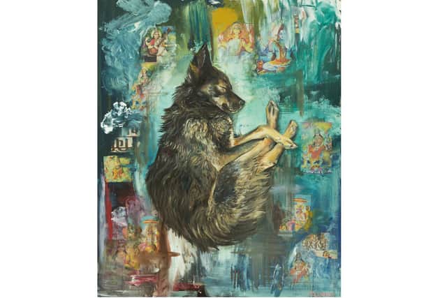 Indian Dog by Pollyanna Doyle is just one of the artworks on display in Artsmouth's launch exhibition. Picture by Shaun Roster