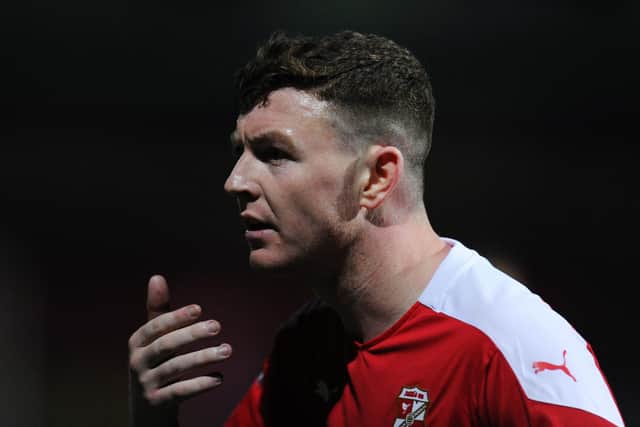 Dion Donohue walked out on Swindon in November 2020 to spend more time with his terminally ill niece. Picture: Alex Burstow/Getty Images