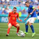 Joe Morrell is on Wales duty. (Photo by Claudio Villa/Getty Images)