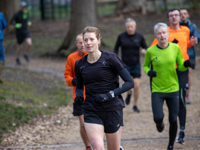Competitors in Saturday morning's Havant parkrun at Staunton Country Park. Picture: Alex Shute