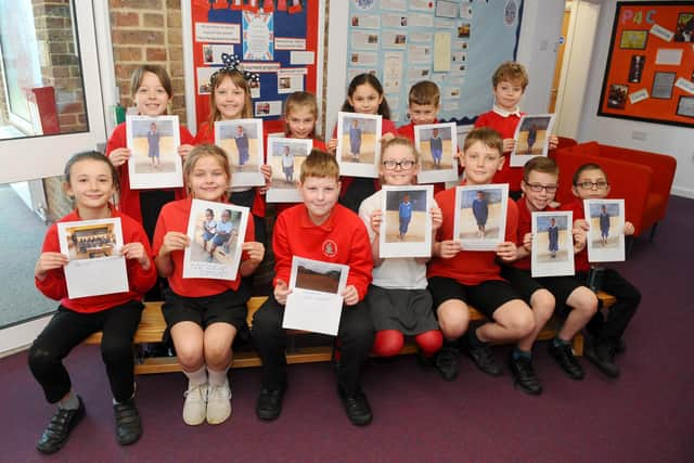 The young governors at Alverstoke Junior School. Picture: Sarah Standing (160320-7344)