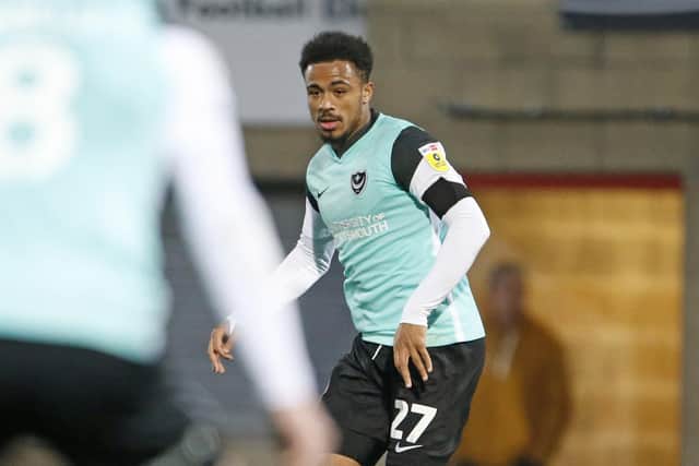 Winger Josh Koroma is currently on loan at Pompey from Championship Huddersfield