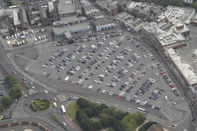 The Market Way car park in Portsmouth that is the former site of the Tricorn. Picture: Methuselah Tanyanyiwa