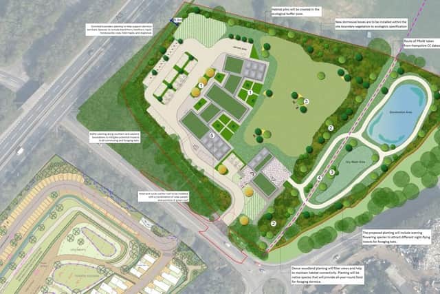 Draft plans for an 80 bedroom hotel close to A3 Buriton junction approved by Planning Inspector