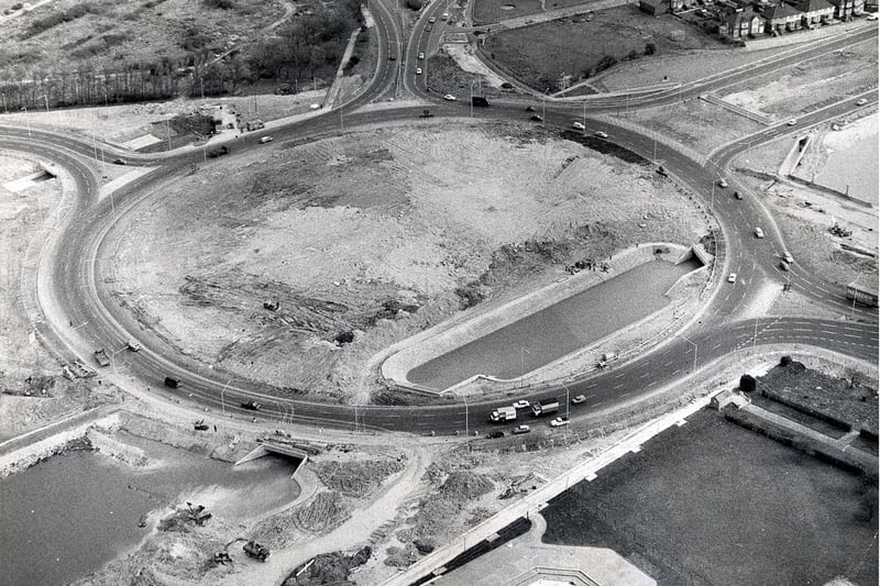 Portsbridge roundabout was in use in 1970. The News