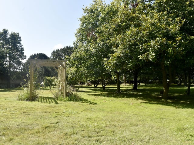 Pictured is: The Memorial Garden. Picture: Sarah Standing (290824-646)