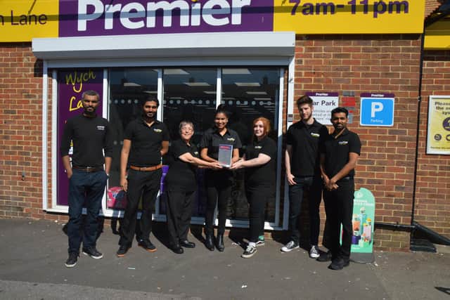 Wych Lane Premier in Gosport was given the Local Hero Award in the Asian Trader Awards for its hard work to help the community during the pandemic