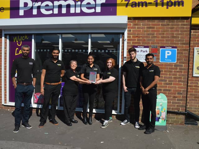 Wych Lane Premier in Gosport was given the Local Hero Award in the Asian Trader Awards for its hard work to help the community during the pandemic