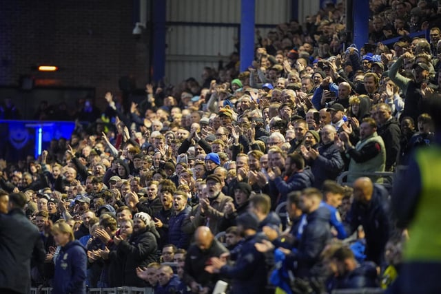 The Pompey fans were treated to a 3-1 win against Preston.