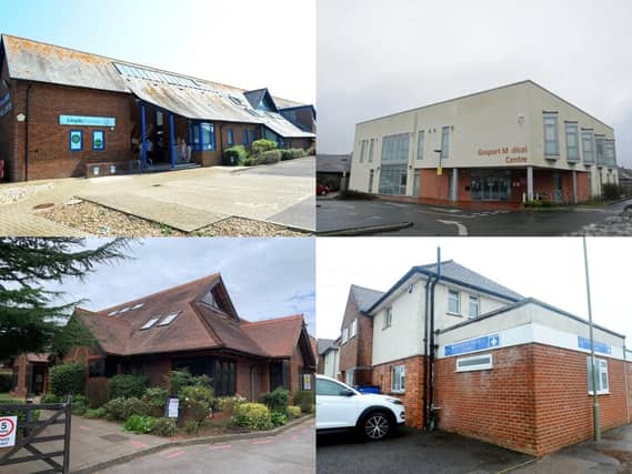 Collage of GPs in Gosport and Fareham