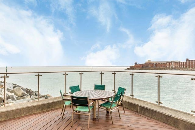 Boom Tower, a four bed home in West Street, Old Portsmouth, is on the market for £4.95m. It is listed on Rightmove.