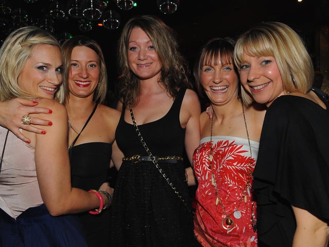 Clubbers enjoy a night out in Portsmouth in 2009. Picture: (091104-2192)