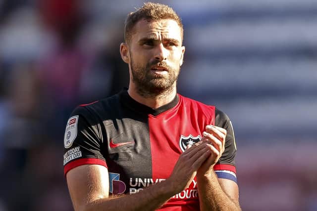 Pompey skipper Clark Robertson.(Photo by Daniel Chesterton/phcimages.com)