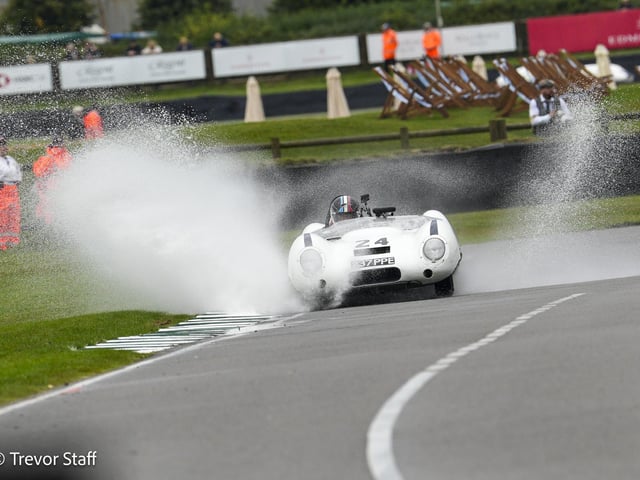 There was a little bit of rain on the track!
