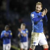 Connor Ogilvie is recalled to Pompey's side against Oxford United, replacing Clark Robertson. Picture: Robin Jones