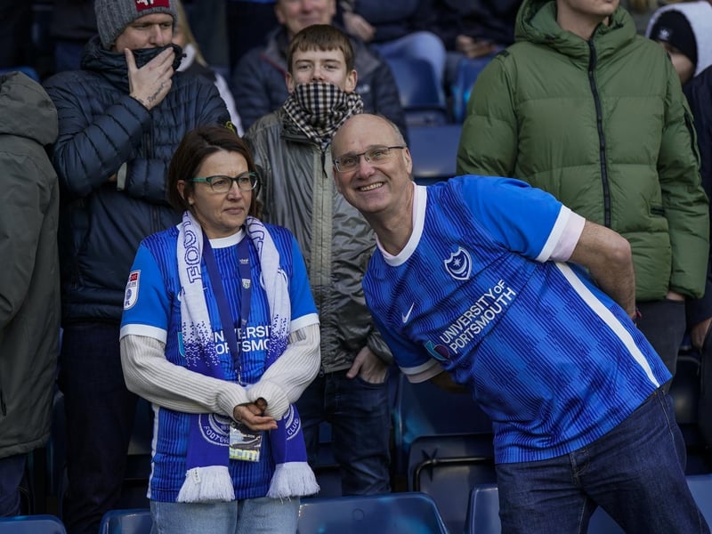 Enjoying Pompey's first trip to West Brom in more than 16 years.