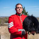 Lance Sergeant Joshua Andrews, 29, of Portsmouth, has been honoured by the Queen for his involvement in the funeral of her late husband, the Duke of Edinburgh. Photo: British Army