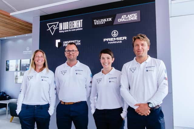 The team from left to right, Hollie Luff, Mike Hatch, Rachel Lasham and Elliot Holman.